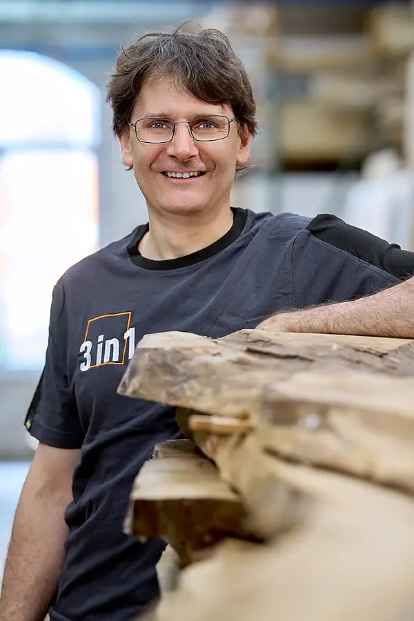 Beat Fässler, Bauschreiner bei der 3 in 1 GmbH