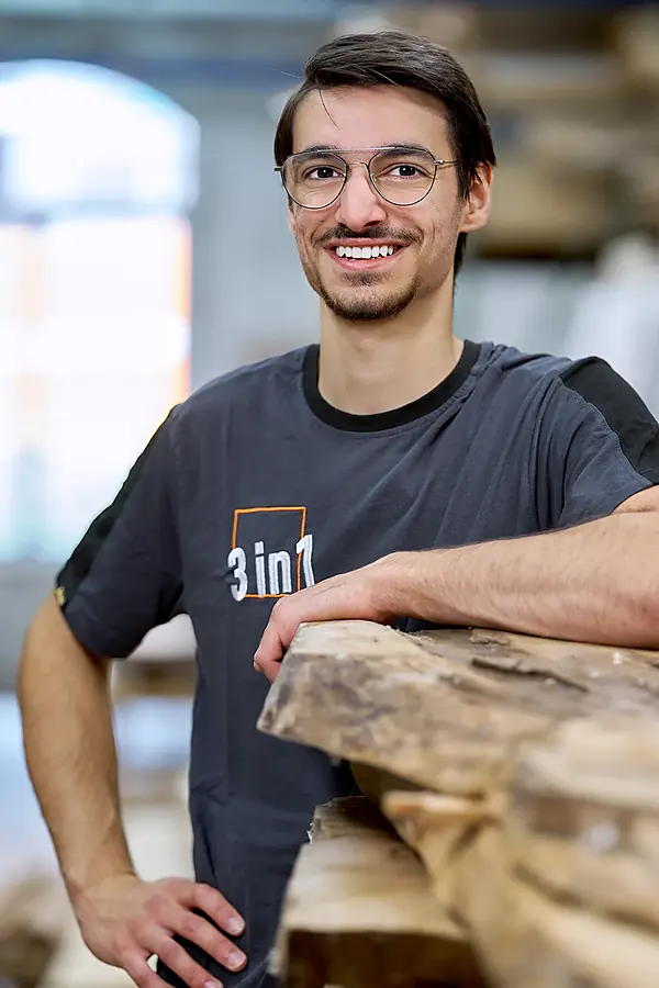 Gioele Gotadoro, Lernender bei der 3 in 1 GmbH