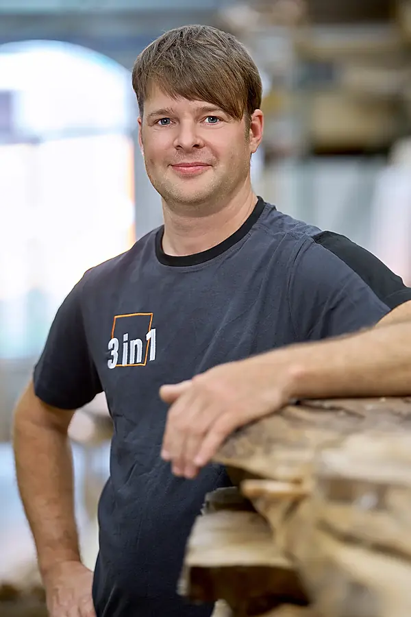 Maurizio Heeb, Bauschreiner bei der 3 in 1 GmbH